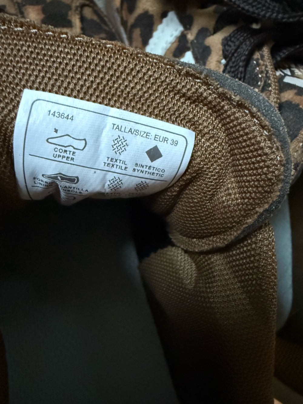 XTI Leopard Print Platform Sneakers in Brown - Picture 5 of 5